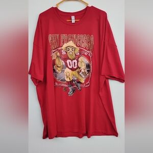 Jerzees Red San Francisco Graphic Tee